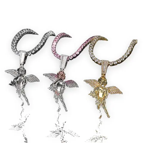 Cupid With Arrow Pendant
