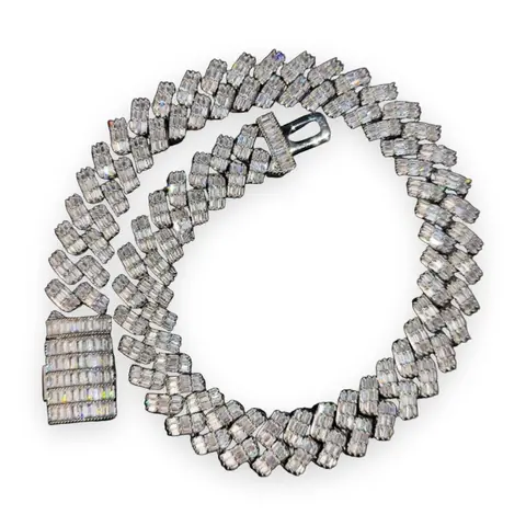 Full Baguette Cuban Chain