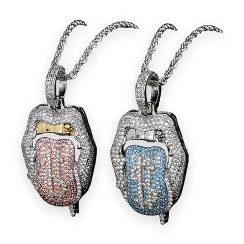 Grill Mouth Tongue Pendant
