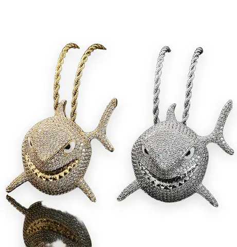 Grinning Shark Pendant