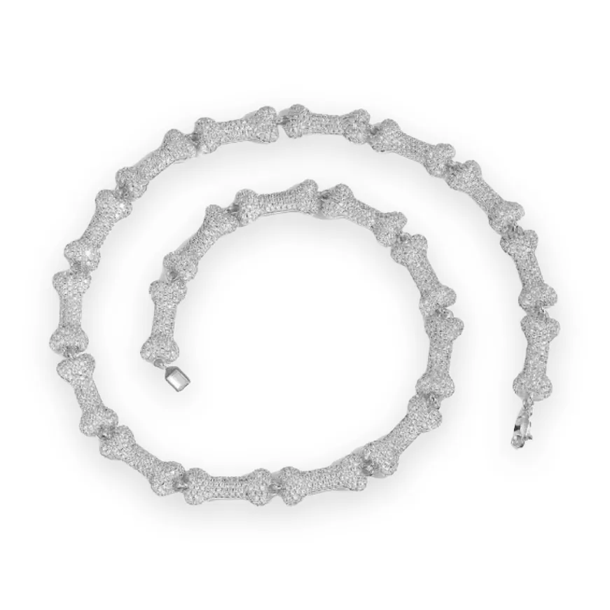 Iced Bone Link Chain, 10mm