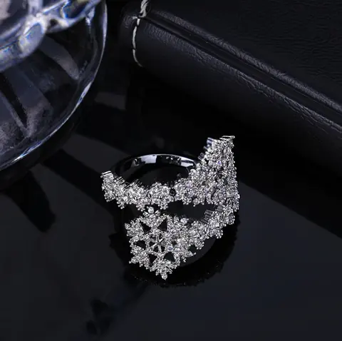 Snowflake Wrap Ring