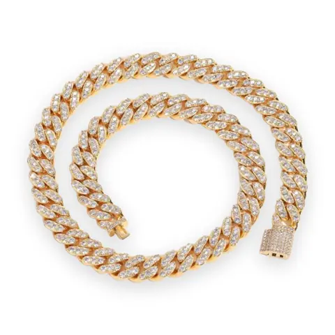 Tight-Link Iced Cuban Chain